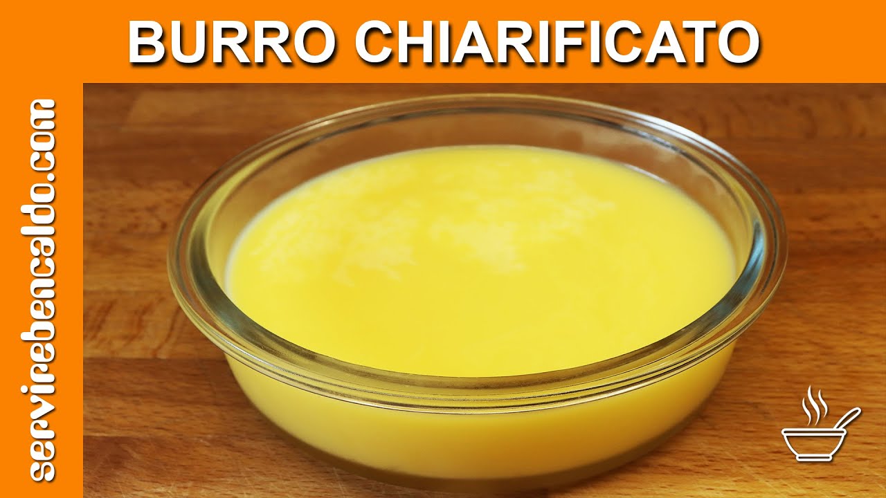 Come fare il BURRO CHIARIFICATO usando il forno