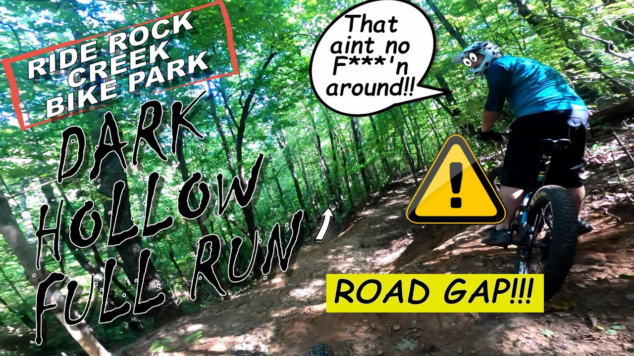 Florida Rider's first attempt at a Single Black Bike Park Trail: Dark Hollow @riderockcreek