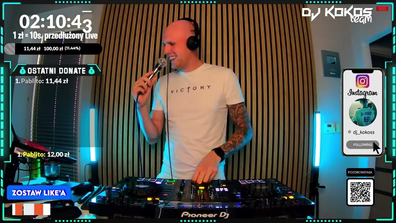 🔴 LIVE  🔥 DJ KOKOS  MIX ⚡️NAJLEPSZA MUZYKA KLUBOWA  🥳 (17.07.26)