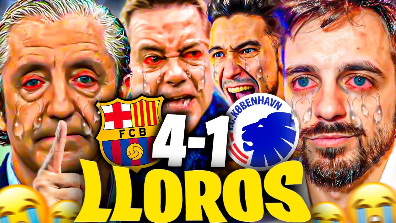 😂LOS MEJORES LLOROS MADRIDISTAS al FC BARCELONA 4-1 COPENHAGUE - DjMaRiiO, LA COBRA, JKCLife...