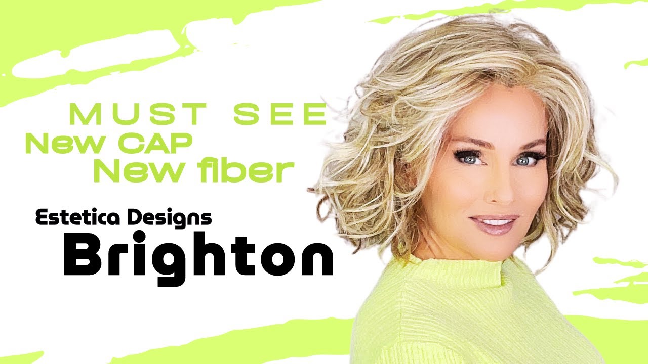 NEW! Estetica's BRIGHTON in RH1488 /NEW WIG STYLE! /NEW FIBER! /NEW CAP! /DETAILS you NEED to KNOW!