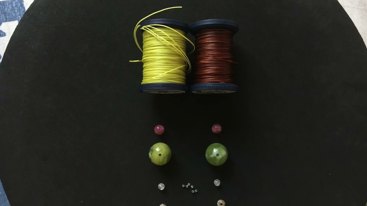 Jade bead Earrings(1)