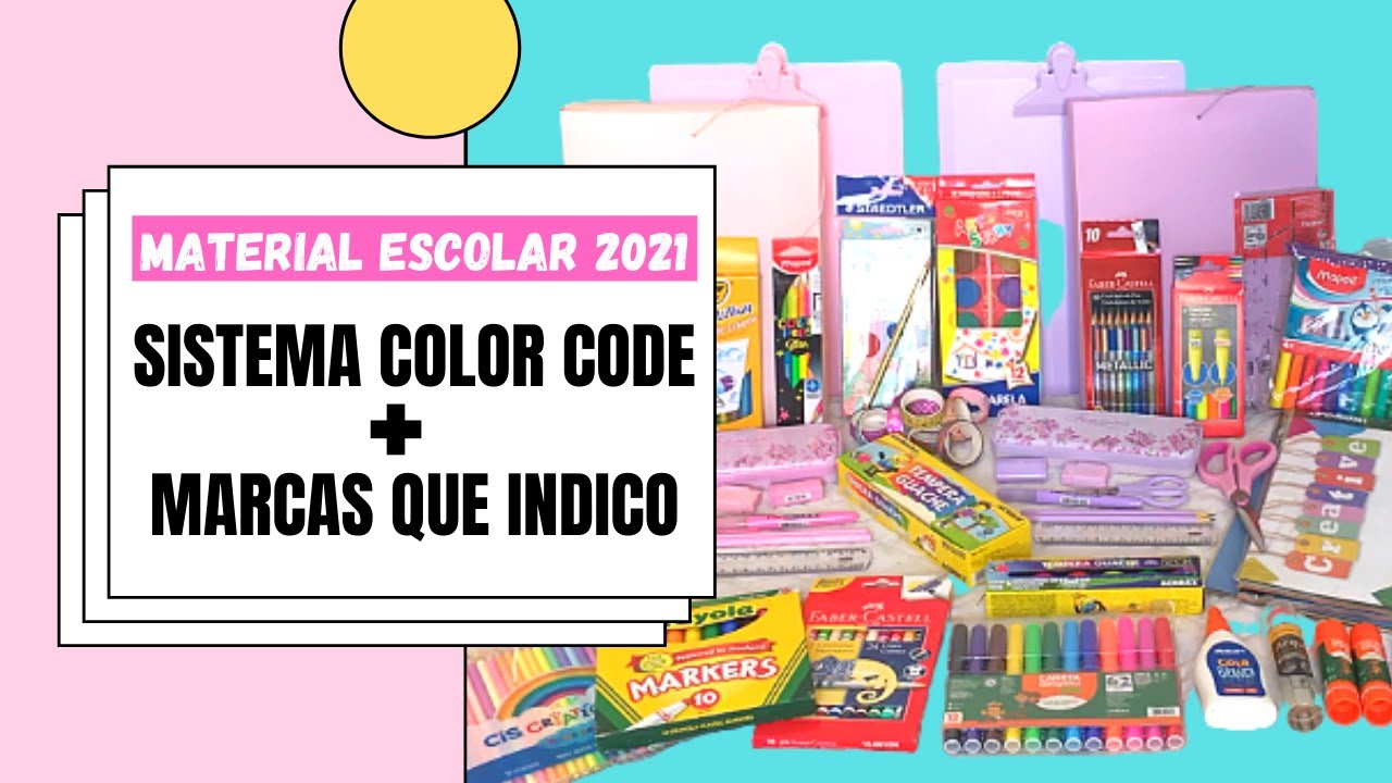 COLOR CODE + MATERIAL ESCOLAR E DICAS DE MARCAS QUE GOSTO | Paula Souza