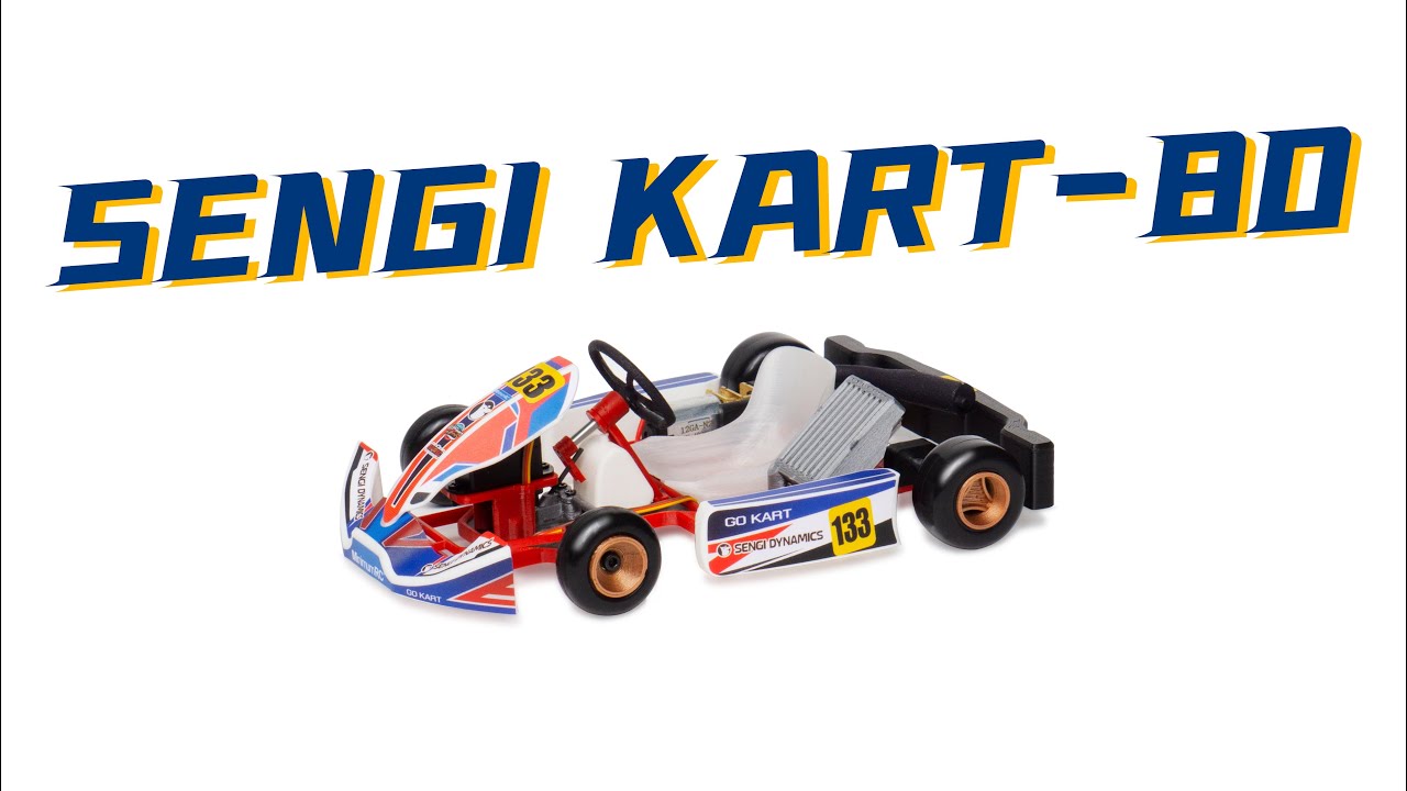 New! Sengi Kart-80 Micro Scale RC Go Kart Kit Presented by Sengi Dynamics