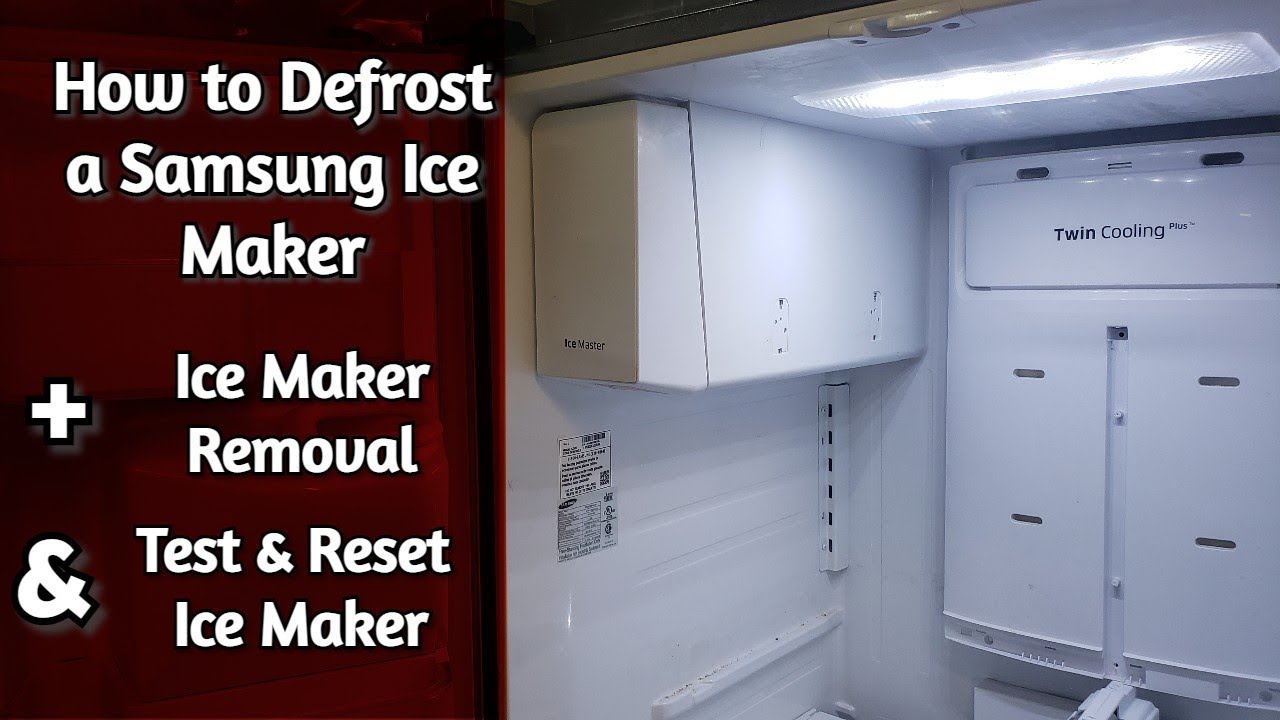 Samsung Ice Maker Frozen-Как исправить с помощью режима разморозк...