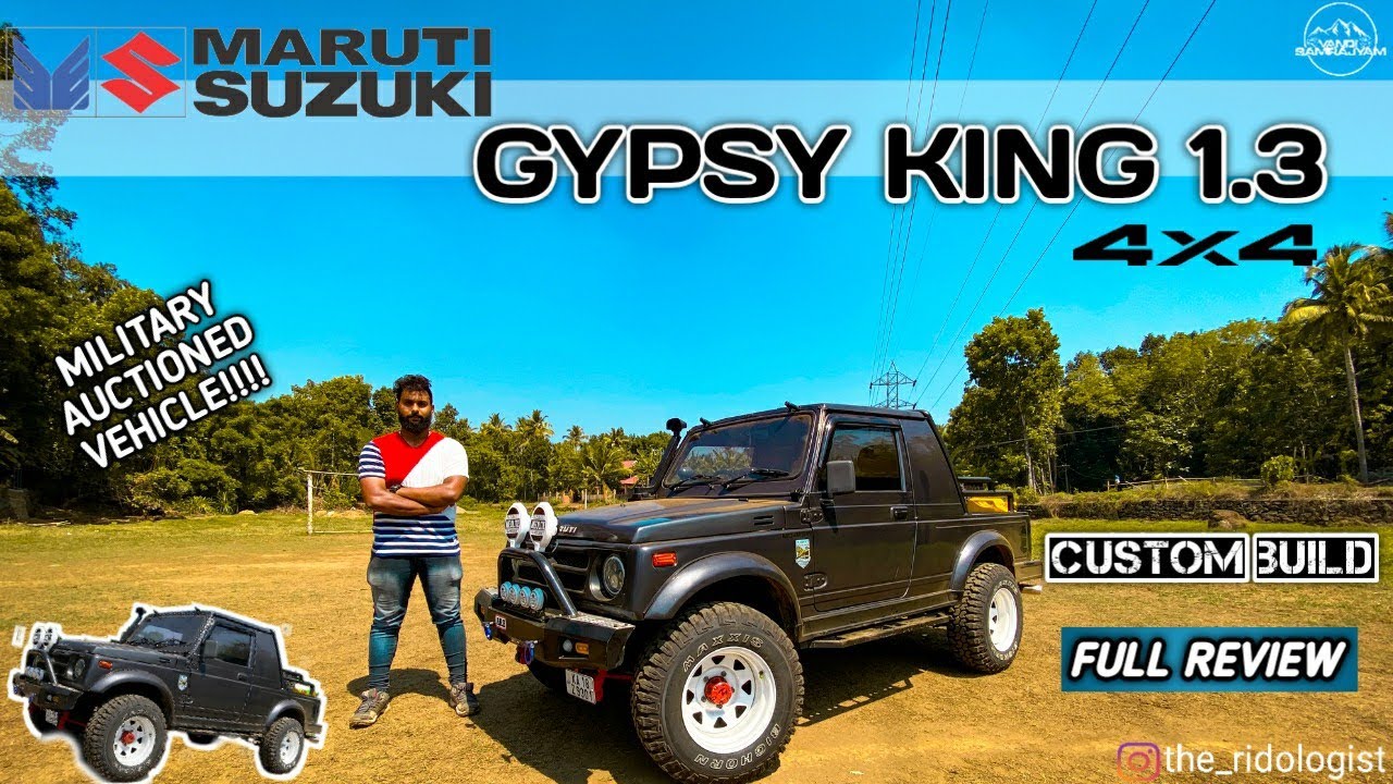 Military Auctioned Suzuki Gypsy King 1.3 4wd Full Review | Custom Bulid Gypsy |