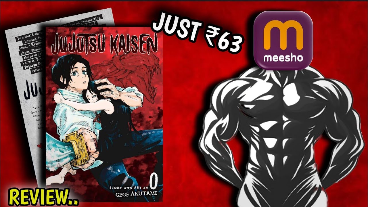 This Manga Was Only ₹63 On Meesho  😱 || JJK Manga Vol 0 From Messho Review MANGA FROM MESSHO 