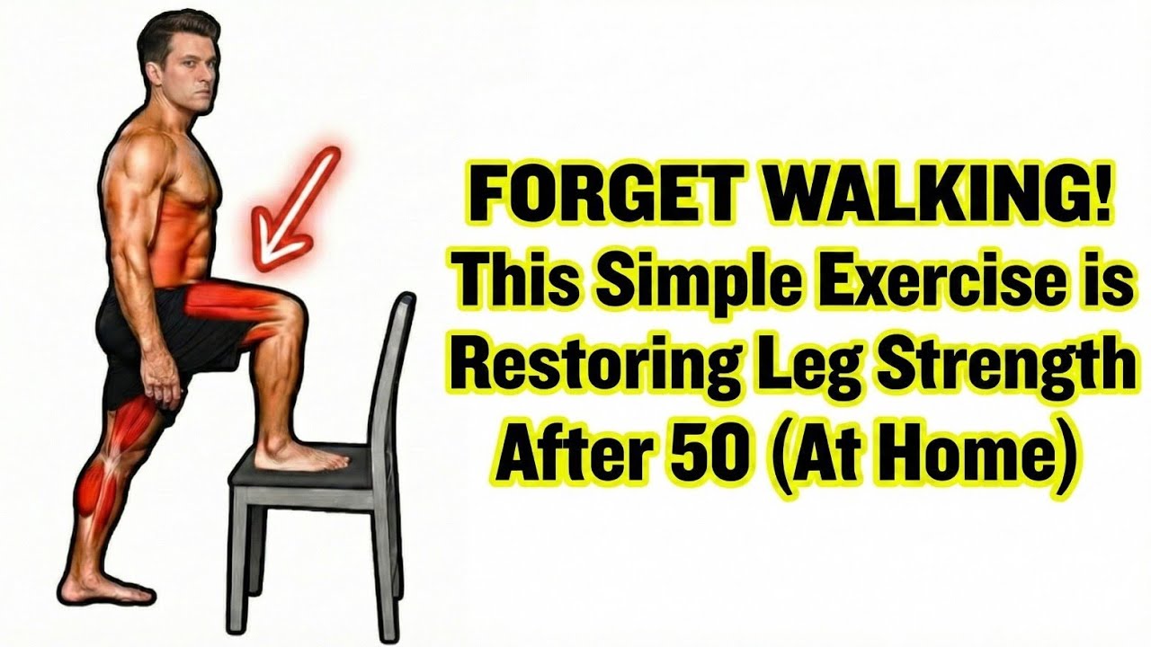 Forget Walking! This Simple Exercise Restores Leg Strength After 50 | At-Home Workout