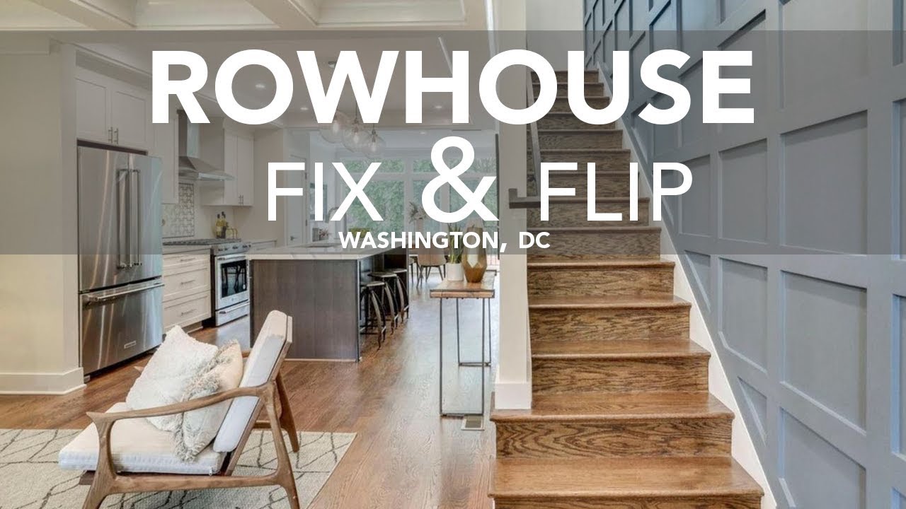Beautiful Rowhouse Fix & Flip in Washington DC