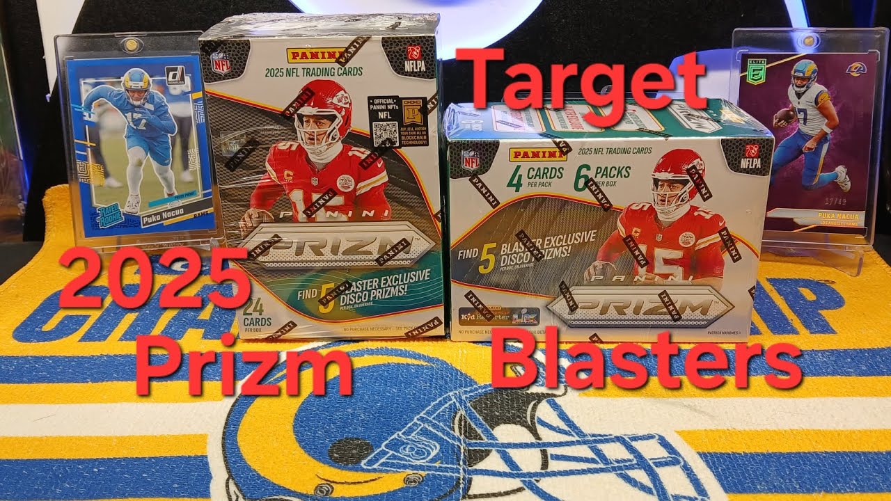 Наборы Prizm Football Blaster Boxes 2025 года от Target. Удача в розничной торговле?? 🎯