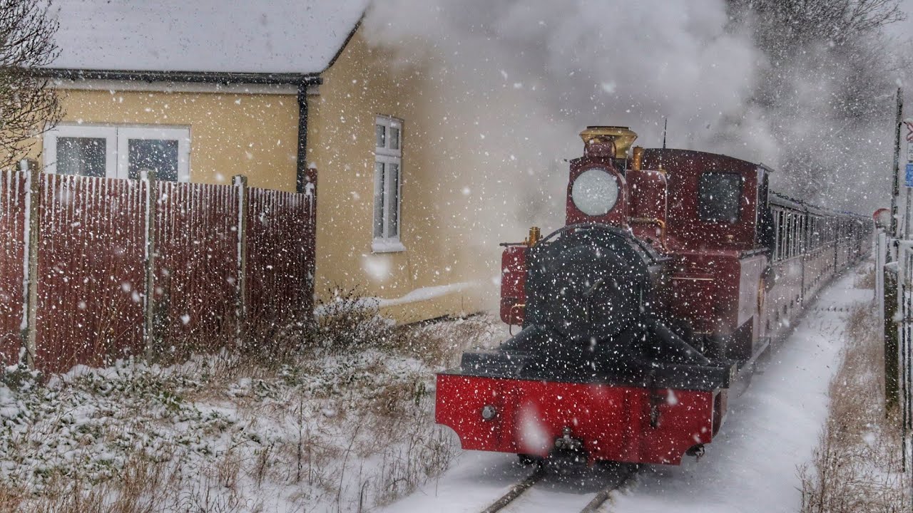 Steam Train in the Snow!!!!