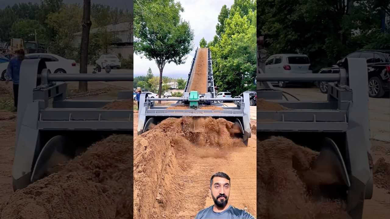 Soil loading machine busy doing job perfectly #youtubeshort #trending #shortfeed #machinery #loading