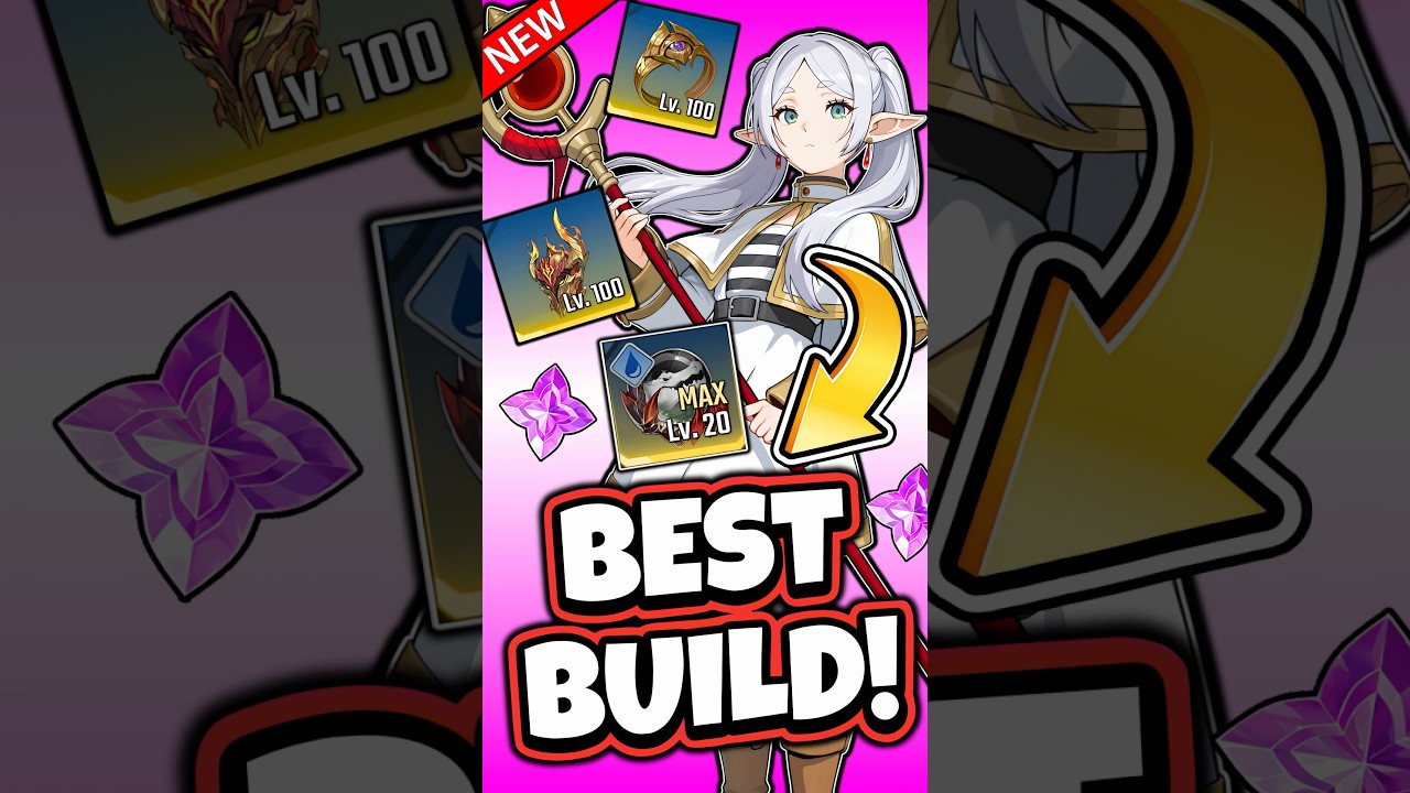 FRIEREN BEST BUILD GUIDE! [Solo Leveling: Arise] #code #newcode #sololeveling #tierlist #SHUHUA