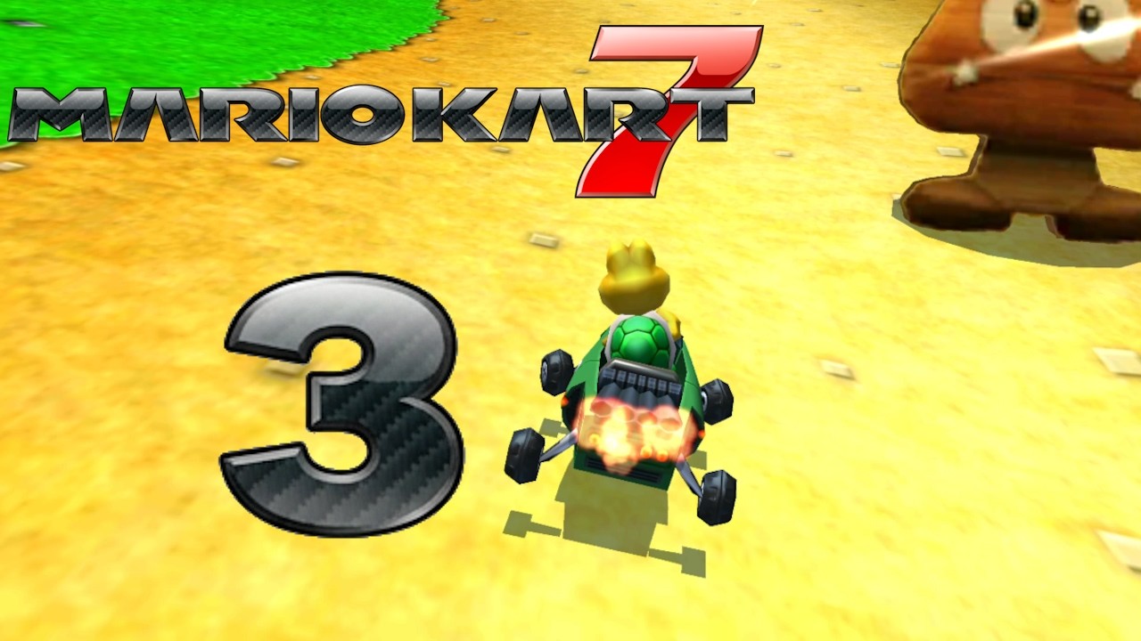Mario Kart 7 Part 3: 100ccm Sterncup Kooper in der kleinen Gurke.