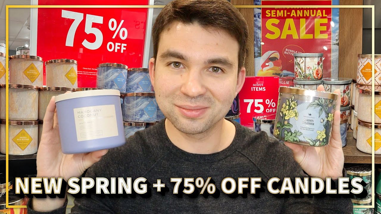 СКИДКА 75% НА СВЕЧИ + НОВИНКИ ВЕСНЫ 2025 ГОДА – Распродажа Bath & Body Works в рамках полугодия