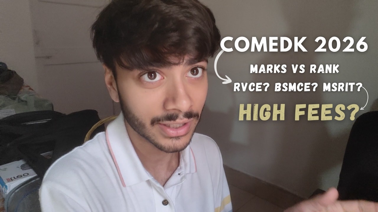 Don't Choose COMEDK Colleges Blindly! | RVCE, BMSCE, MSRIT Reality