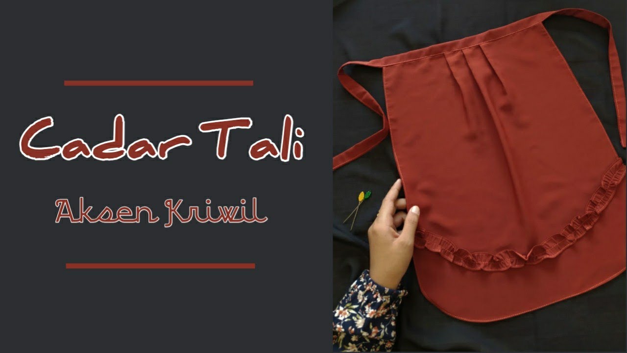 Cara membuat CADAR TALI kriwil-kriwil dengan mudah