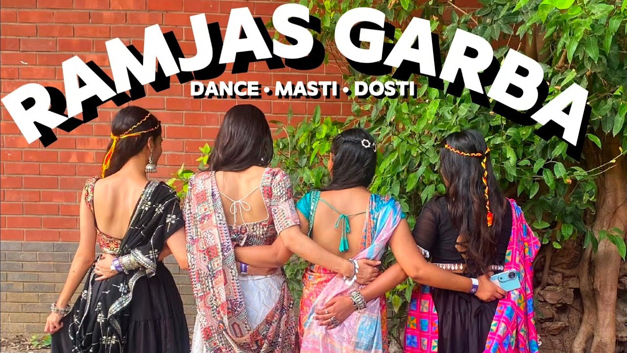 ✨ Ramjas College Garba Night 2025 | DU Fest Dance Vlog | Delhi University Garba Celebration 💃🎶