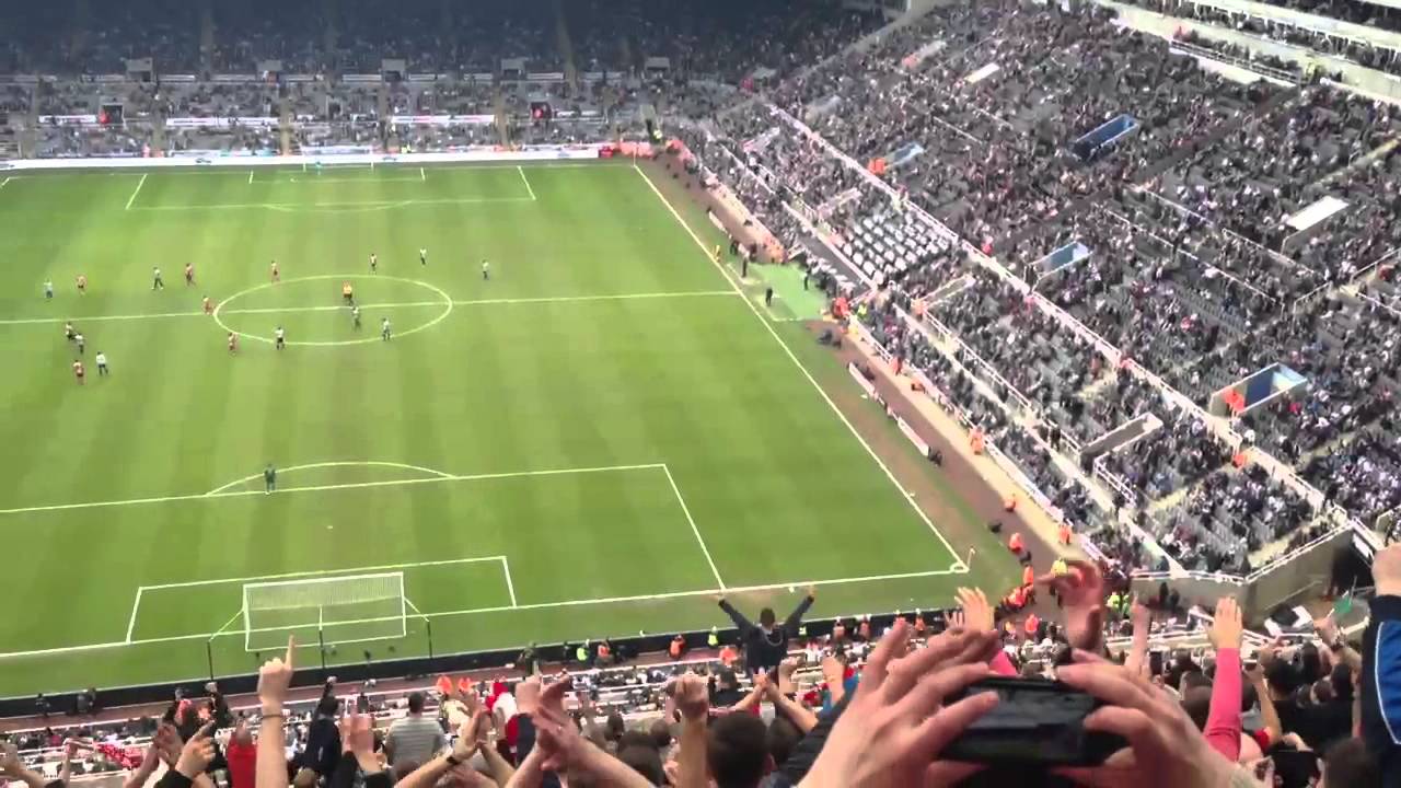 Sunderland fans at Newcastle 3-0 14/4/13