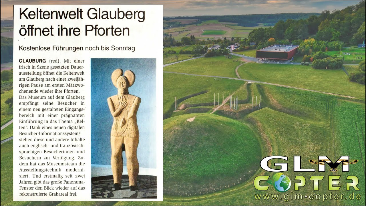 Museum Keltenwelt am Glauberg öffnet ihre Pforten nach Renovierung. #4k