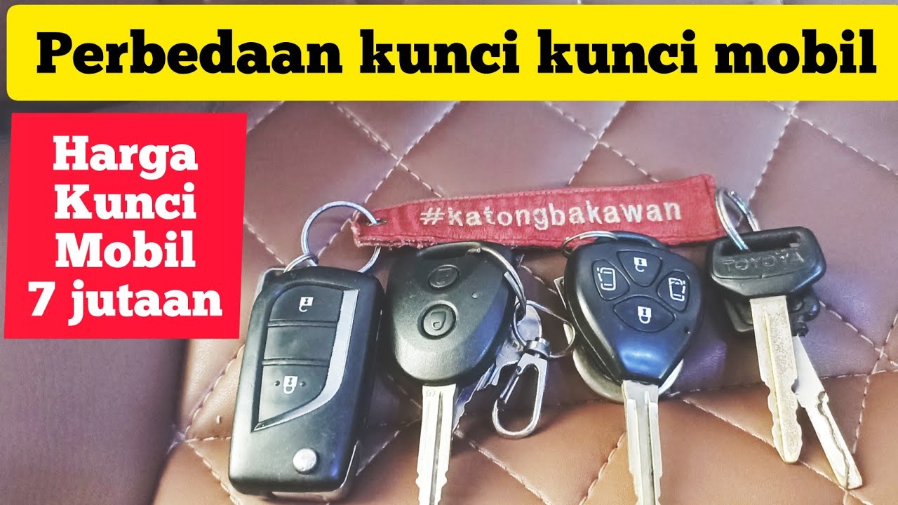 Jenis jenis kunci mobil. (HD)4K 60FPS