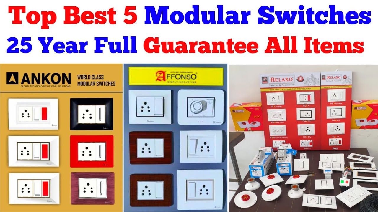 Best Modular Switches & Accessories in india | modular switches | light saman 2025 | Modular Fitting