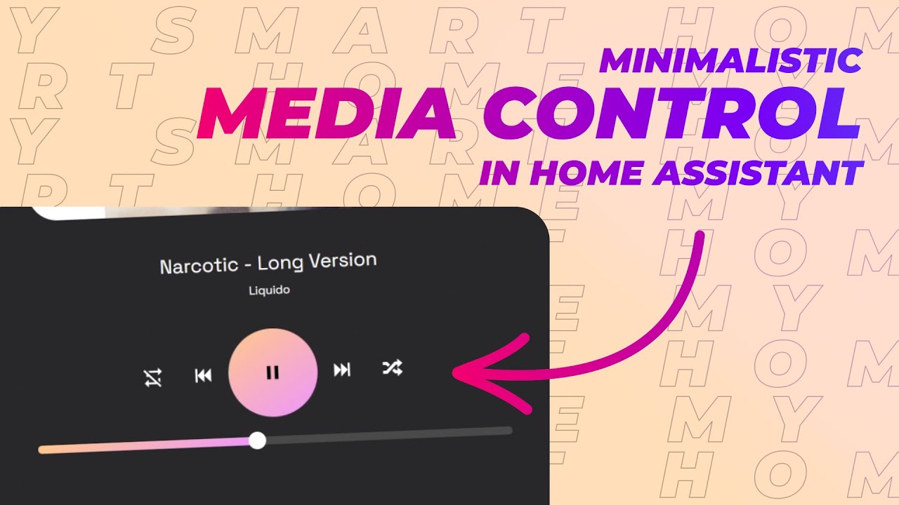Minimalistic Media Controls in Home Assistant