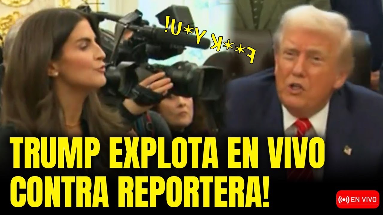 🚨 TRUMP EXPLOTA VS REPORTERA DE CNN SOLO POR HACERLE ESTA PREGUNTA
