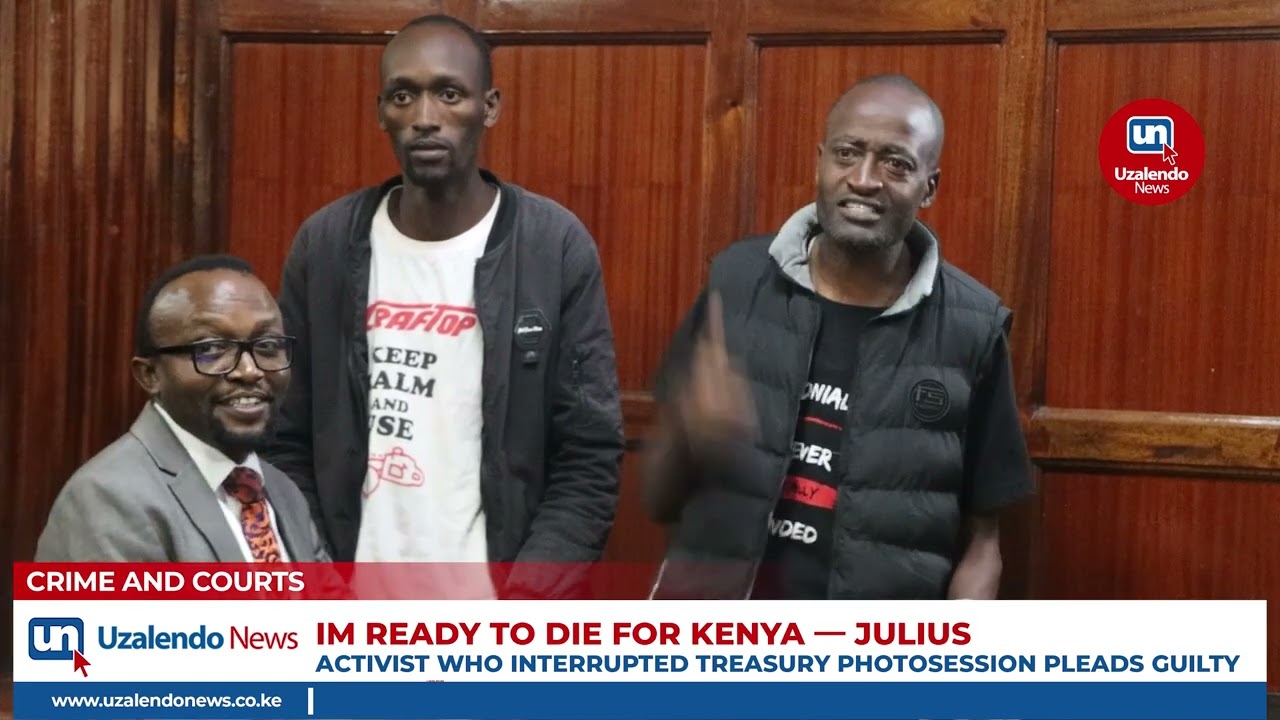 Activist Julius Kamau Causes Drama In Court Accusing Kenyan Government Of Oppressing Citizens