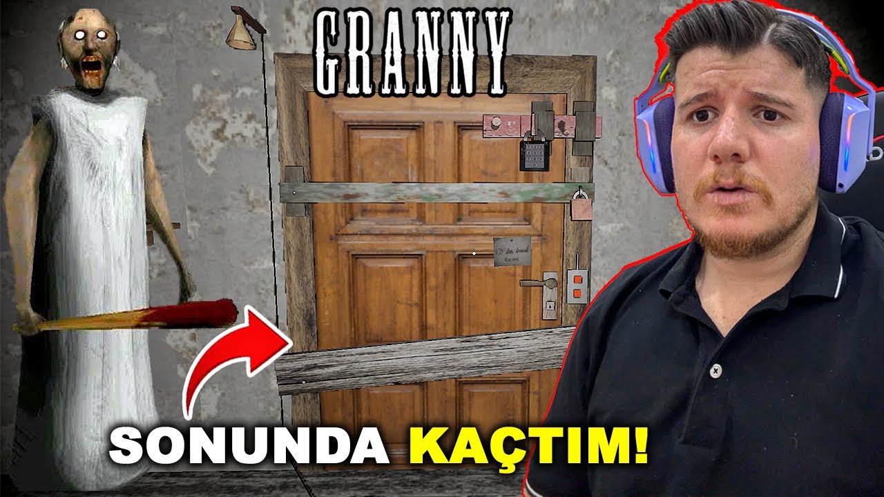 SONUNDA BİTTİ ! GRANNY EXTREME MODDA PSİKOPAT NENENİN EVİNDEN KAÇTIM !