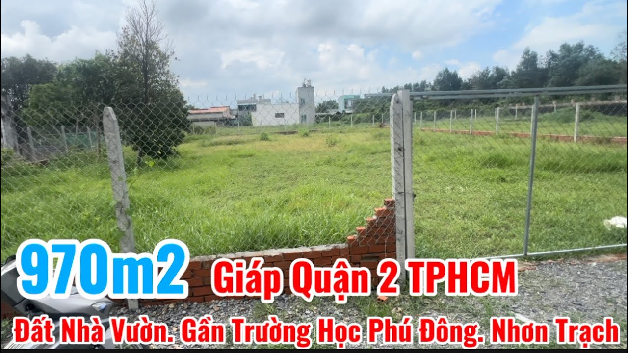 Siêu Phẩm Đất Vườn KDC Xã Phú Đông. Cách Quận 2 Chỉ 7km. Gần Trường Học Và Trung Tâm Hành Chính