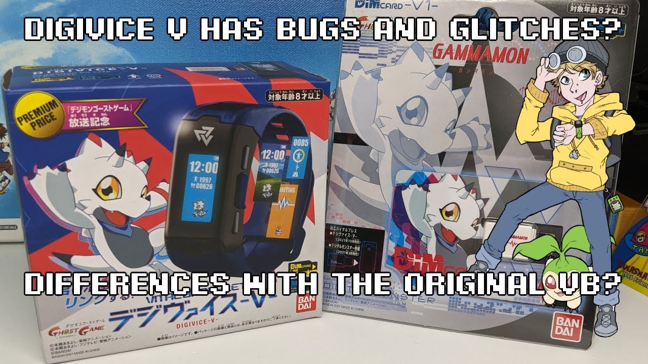Распаковка, геймплей, баги Vital Bracelet Digivice V и отличия от Digimon VB