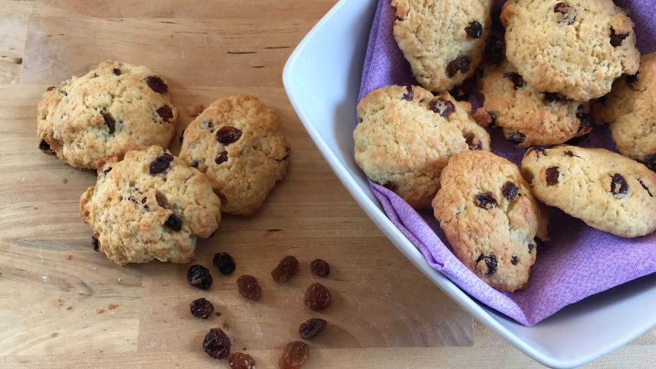 RECETTE DE BISCUITS AUX RAISINS (FRA)