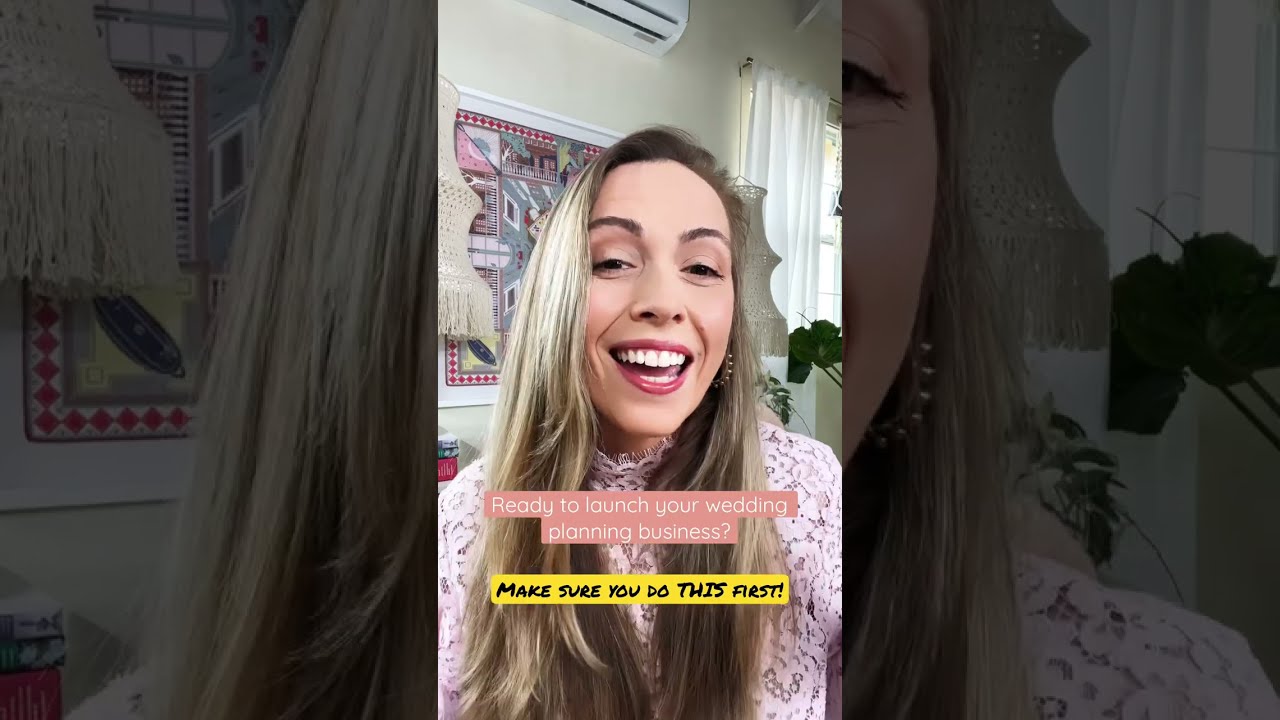 🎉 Ready to launch your wedding planning business? DO THIS first!