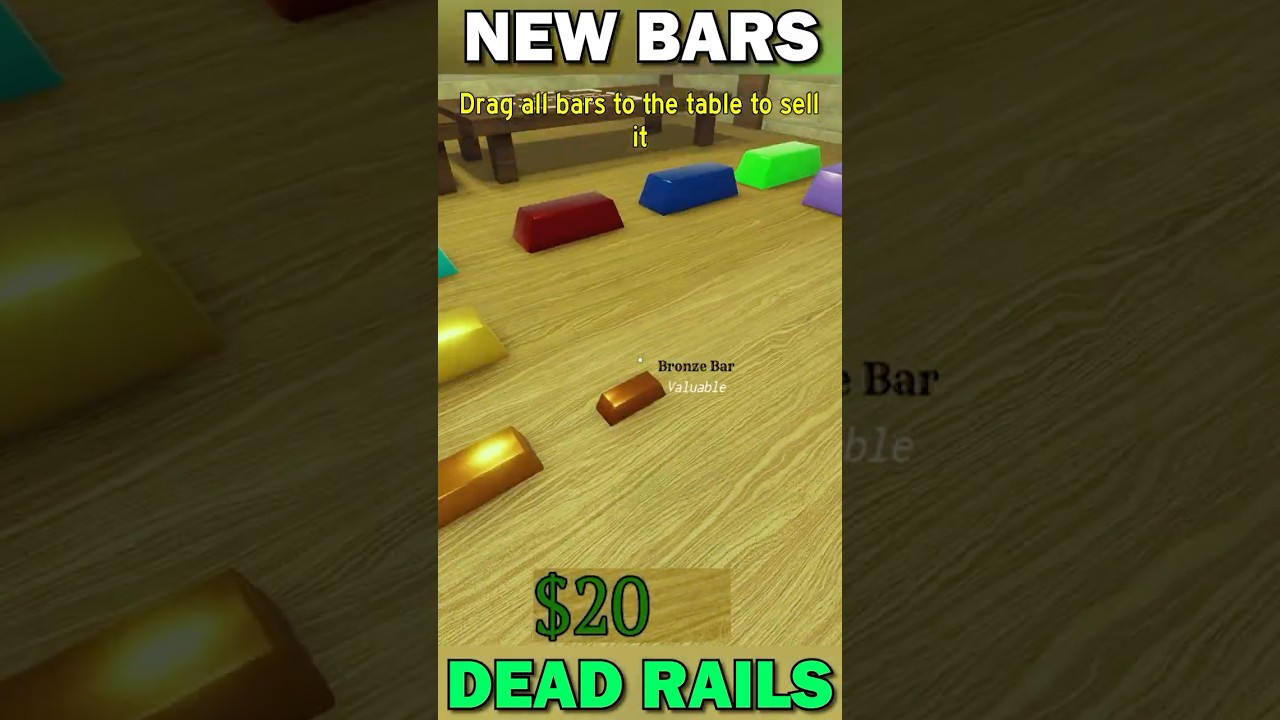 Продажа новых баров в Dead Rails #roblox