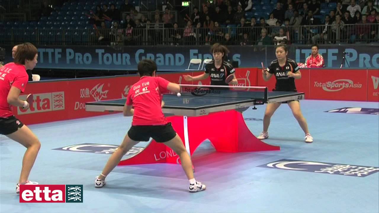 Final - Guo Yue & Li Xiaoxia CHN v Ai Fukuhara & Kasumi Ishikawa JPN - ITTF Pro Tour Grand Finals