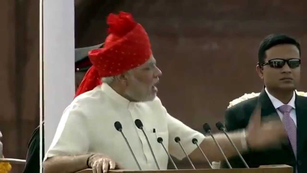 Namo's Speech  on Independence Day 2014: Rapes make country's head hang in shame