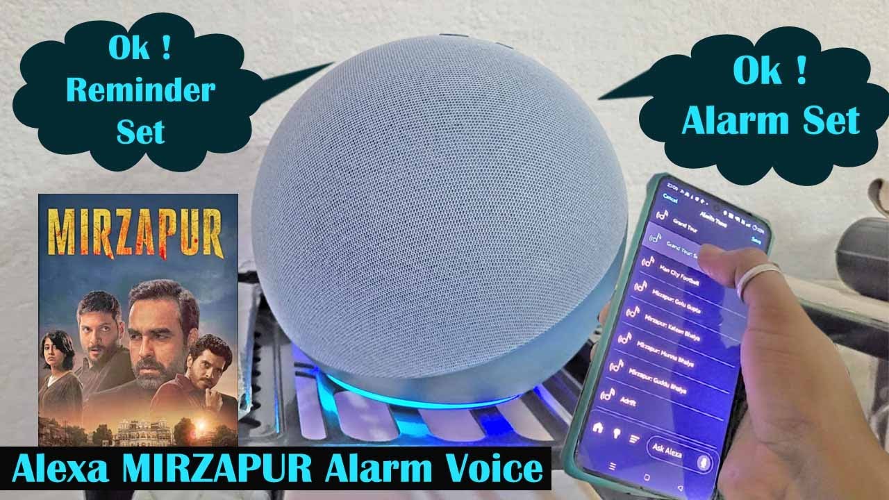 Как установить будильник и напоминание на колонке Alexa Echo? Различные звуки будильника для Alex...
