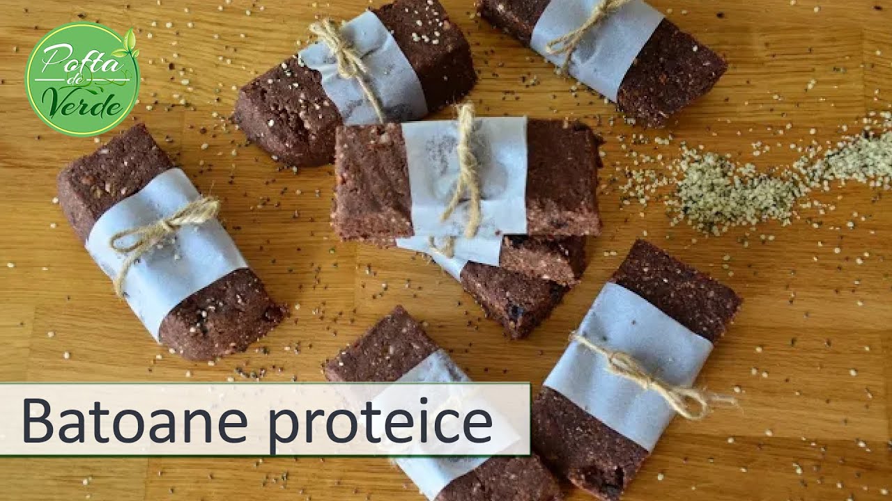 Batoane proteice si energizante (raw vegan, de post)