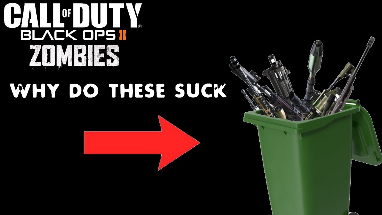 Why do Bo2 Zombies Weapons Suck?