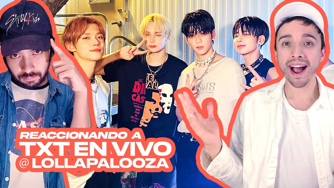 Productor musical reacciona a TXT en vivo en LOLLAPALOOZA 🔥🙀
