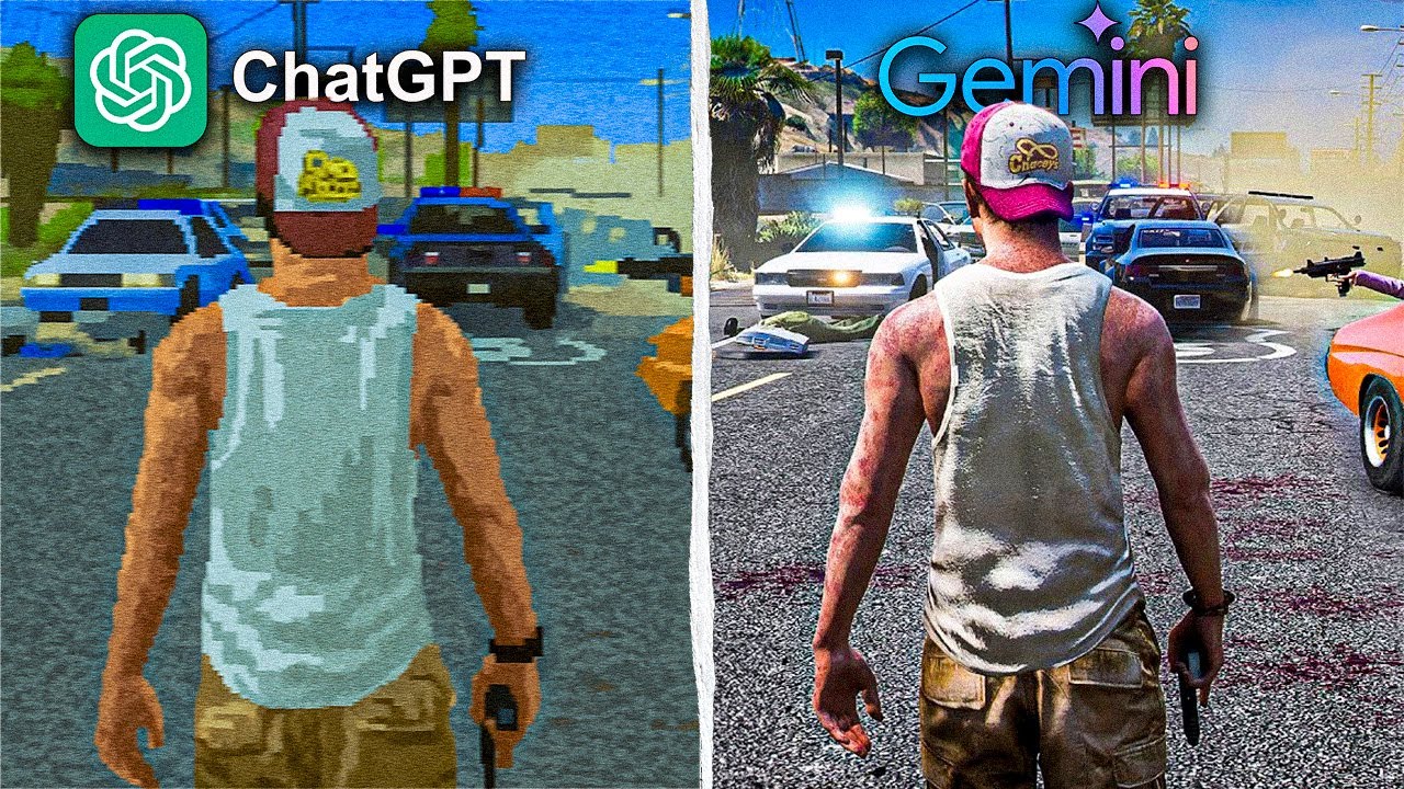 ChatGPT против Gemini: создайте GTA 6 с нуля