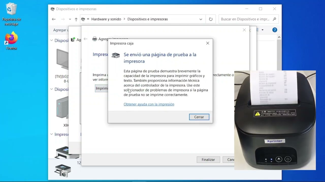 Instalar impresora termica USB sin Drivers