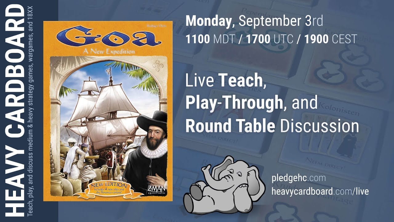 4p Goa Play-through, Teaching, & Roundtable discussion by Heavy Cardboard