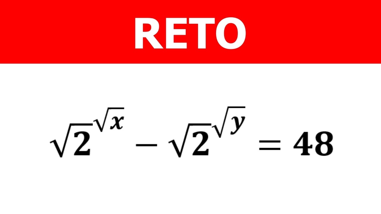 ¿Cuál es la Solución? | Reto de Exponentes con Radicales