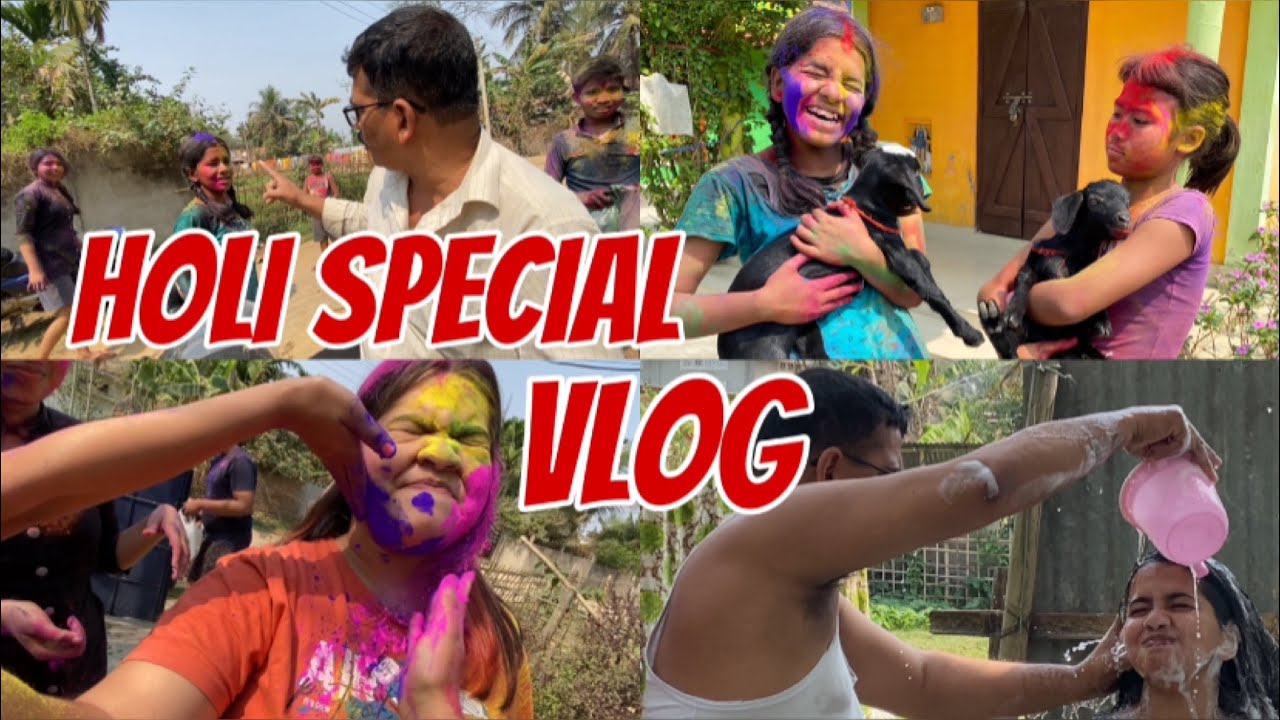 Holi Special Vlog | Family Vlogs are back |