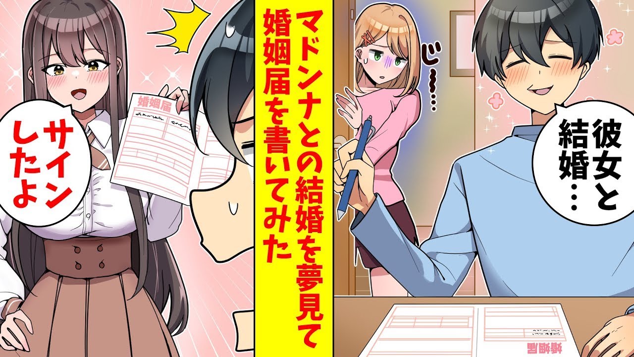 妄想好きな僕がクラスの美少女との結婚を夢見て婚姻届を用意してみた。すると…