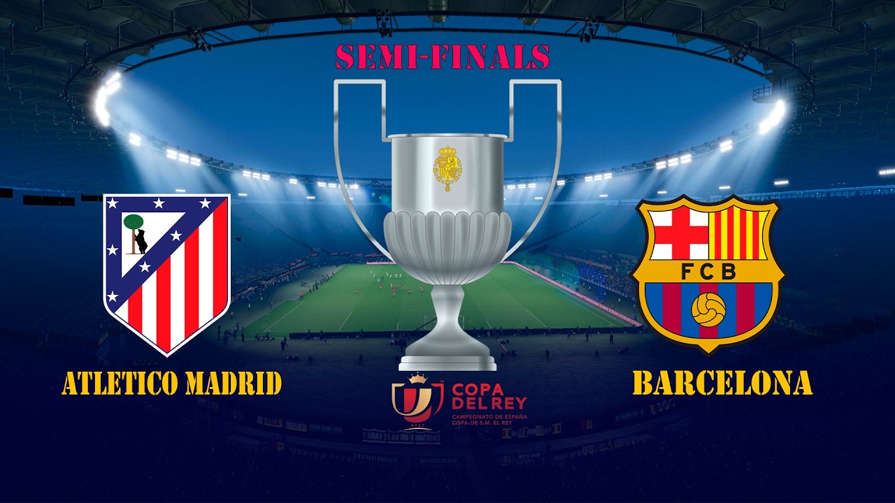 ATLETICO MADRID vs BARCELONA - Copa Del Rey 2025/26 | semi-final | Full Match | Simulation PES