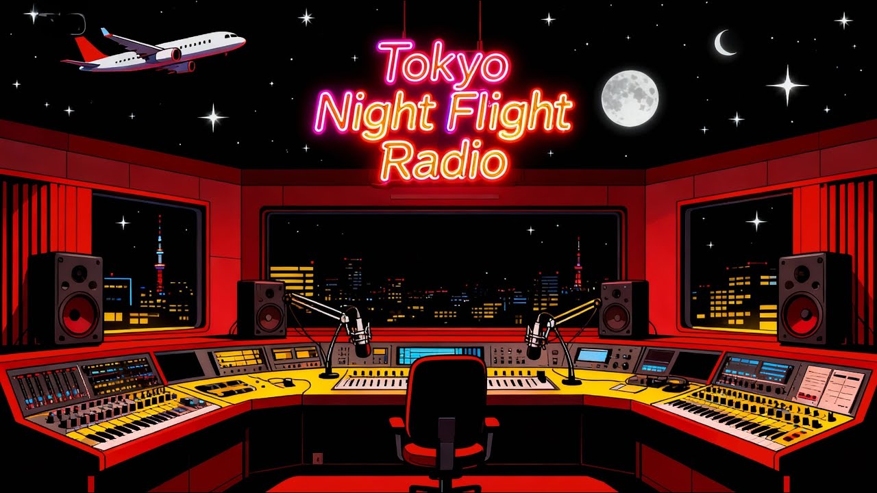 # 202 Tokyo Night Flight Radio | Lo-fi World Fusion Grooves | Cross-Cultural Soundscape