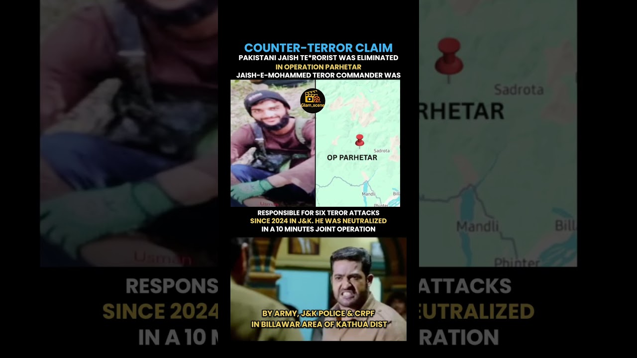 Operation Parhetar: Militant Neutralized in Joint Security Forces Action #shorts#indianarmy#viral